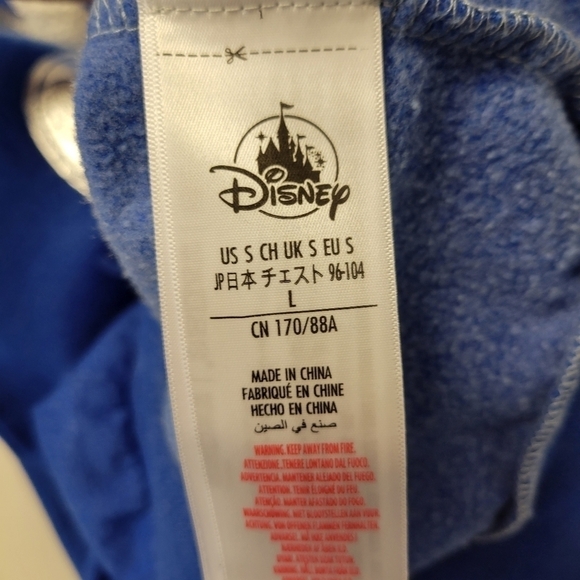 Disneyland Mickey Mouse Wishes Come True Sweatshirt Blue S - Picture 7 of 10